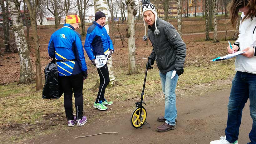 Reima mäter under Skövde 6-timmars.